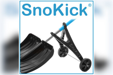 SnoKick® - Schneeschieber mit Rollen
