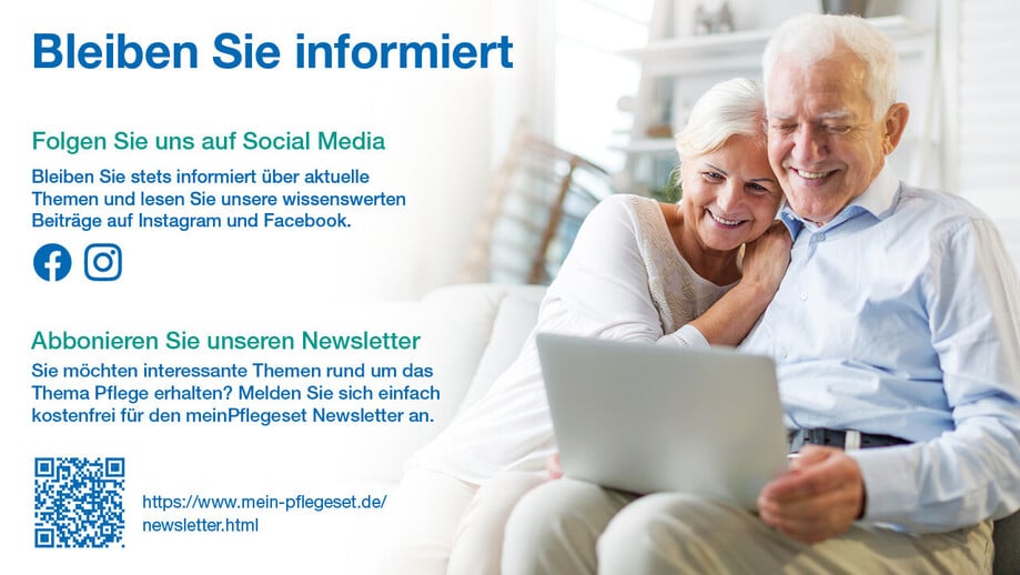 Bleiben Sie informiert mit meinPflegeset