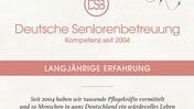 Deutsche Seniorenbetreuung Kompetenz seit 2004