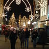 Weihnachten Basel Freiestrasse m.Blick auf Marktplatz