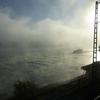 Morgendlicher Nebel über dem Rhein
