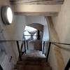 Steile Treppe in den Dalheimer Klosterkeller zu den WC's