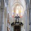 Gent, St. Nikolauskirche, Gotikbau und Barockaltar