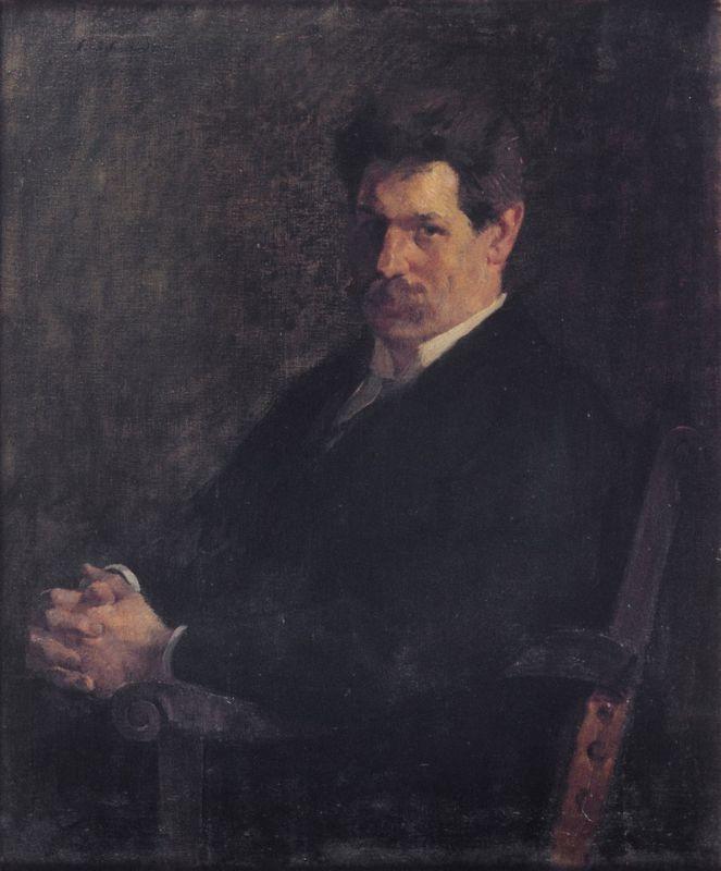 Albert Schweitzer, Ölbild von Emile Schneider.jpg