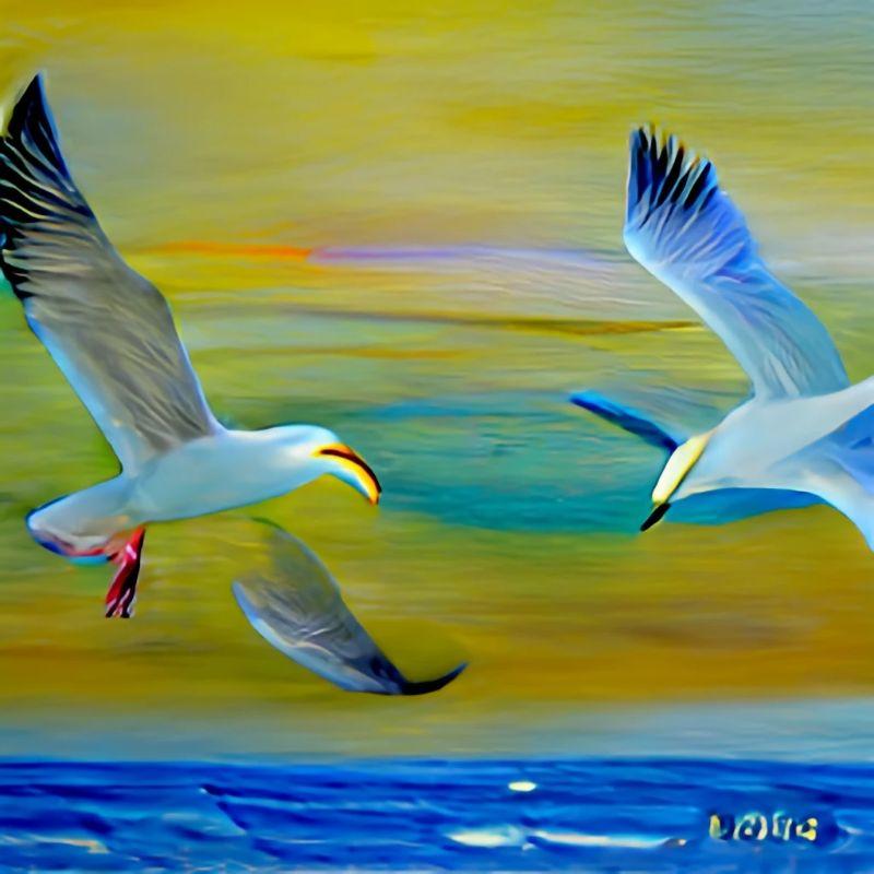 seagull flying, oil color.jpg
